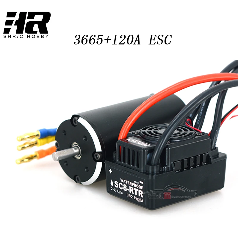 RC автомобиль 1/10 обновления двигателя Водонепроницаемый 3660 3665 3674 4074 3800KV