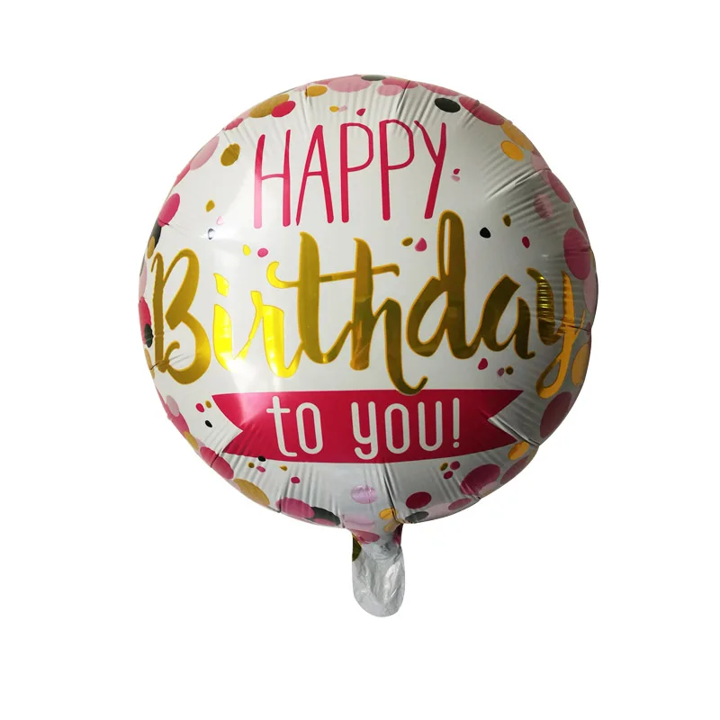 

Chicinlife 5Pcs Happy Balloon Foil balloons Baby shower Decorations kids Party Adult Happy Birthday Supplies 18Inch