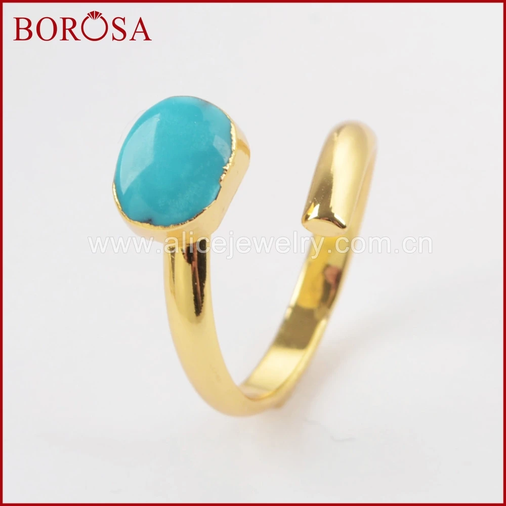 BOROSA Новинка 10 шт. золотого цвета искусственный лабрадорит граненые свадебные
