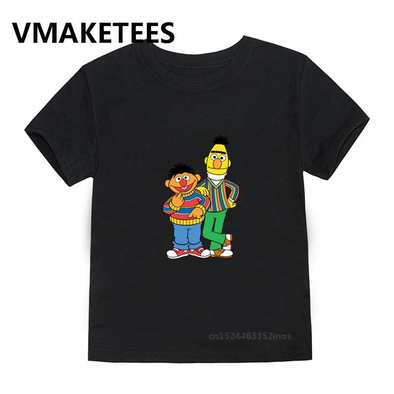 Футболка с короткими рукавами Детская футболка принтом из мультфильма Улица