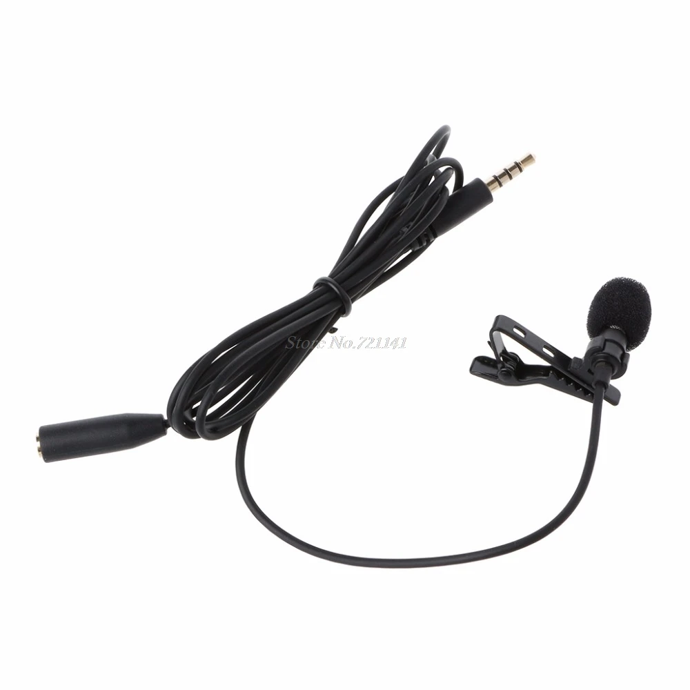 Петличный клип на лацкане Hands-Free микрофон для ПК ноутбука планшета сотового телефона