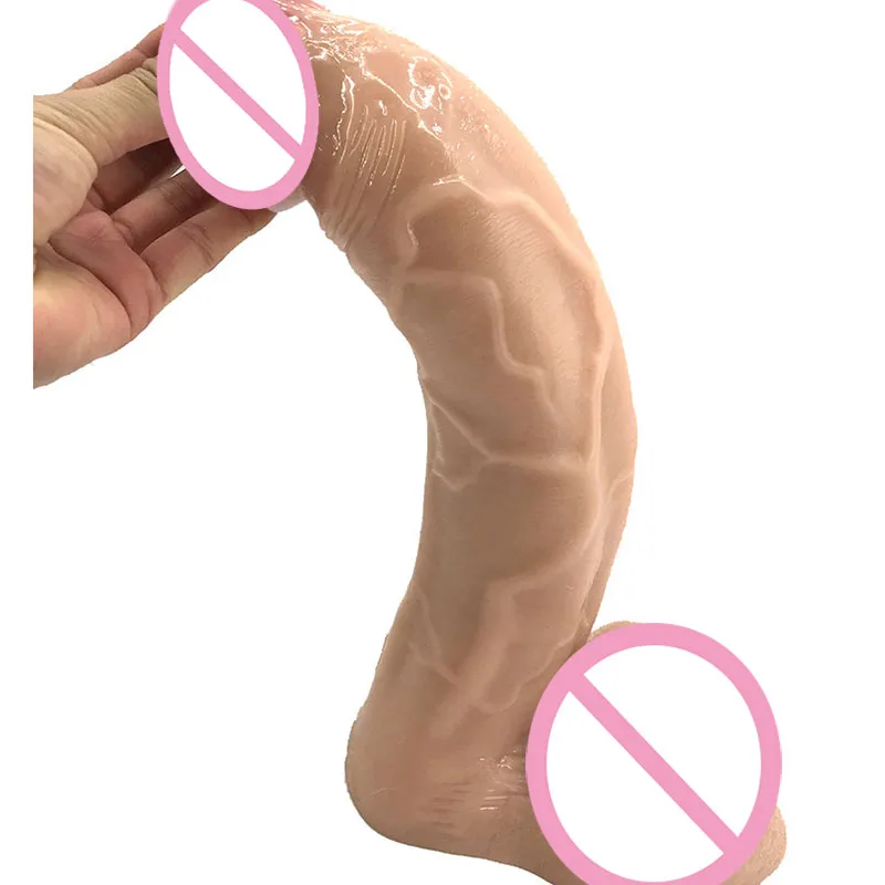 Супер большой дилдо Реалистичная пениса гигантский толстый фаллоимитатор член