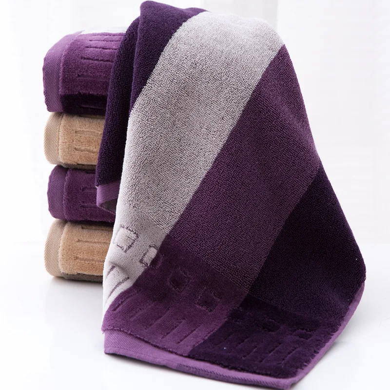 1 шт. 34*34 см мужчины полосатый мягкое лицо towel cotton hair hand полотенца badlaken toallas toalla мано