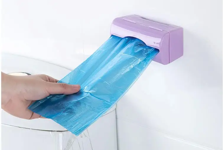 1 шт. бесшовный самоклеящийся настенный мешок для мусора ORGANBOO органайзер