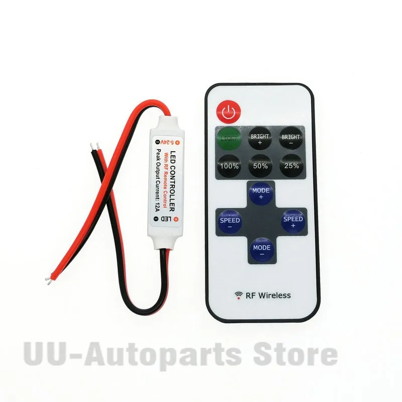 4 шт. универсальные гибкие светодиодные ленсветильник для мотоцикла 30 см|light