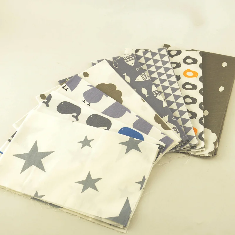 Booksew 100% хлопчатобумажная саржевая Ткань 8 шт./лот 40 см x 50 домашний текстиль