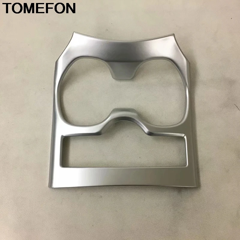 

TOMEFON For Nissan X-Trail Rogue T32 2014 2015 2016 2017 2018 Console Water Cup Holder Molding Cover Trim Decoration Styling ABS