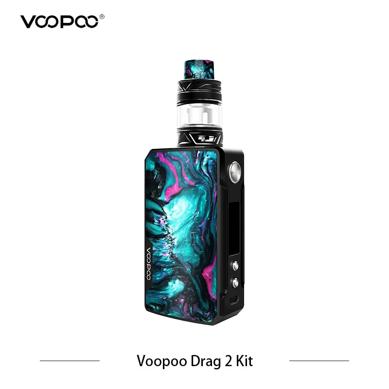 VOOPOO перетащите 2 комплекта двойной Батарея 177 w Box Mod Kit Drag2 Vape электронные сигареты