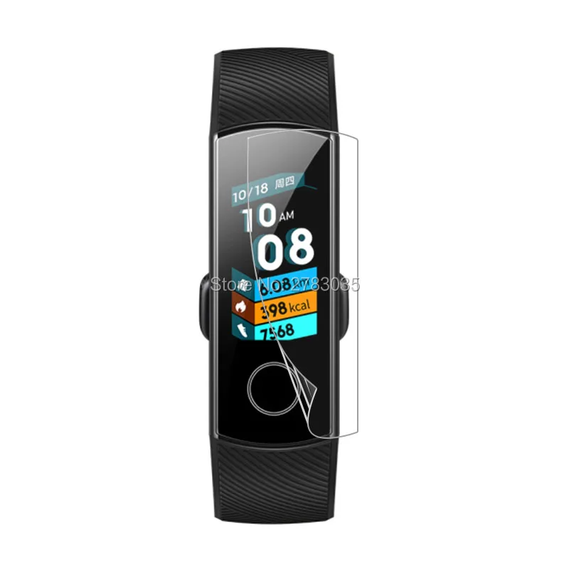Для huawei Honor Band 4/4 Running/Band 5 Спортивные Смарт-часы напульсник пленка из мягкого ТПУ протектор экрана(не закаленное стекло