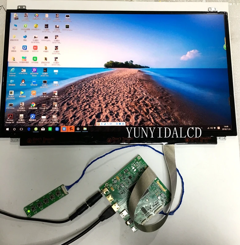 17 3 дюймовый 3840*2160 4K 100% NTSC новый оригинальный UHD IPS дисплей Prot DP плата драйвера ЖК