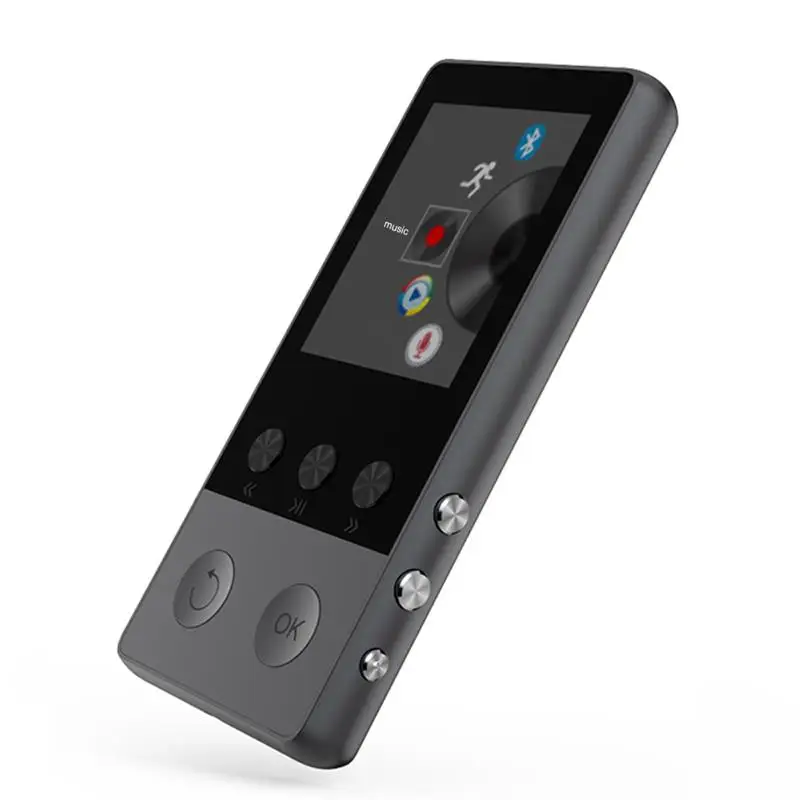 Новинка, металлический Bluetooth MP4 плеер 8 ГБ, экран 1,8 дюйма, воспроизведение 50 часов с fm-радио, электронная книга, аудио, видео плеер, портативный Walkman