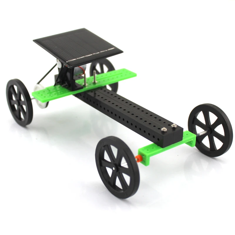 JMT Забавный DIY Солнечный игрушечный автомобиль сборный набор ремень привод