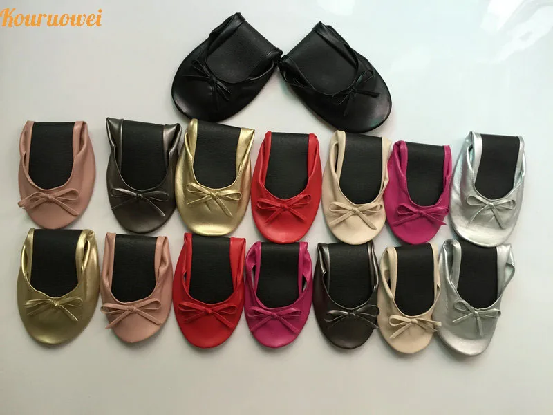 Free Shipping! champagne rollable disposable ballet shoes for wedding gift | Обувь