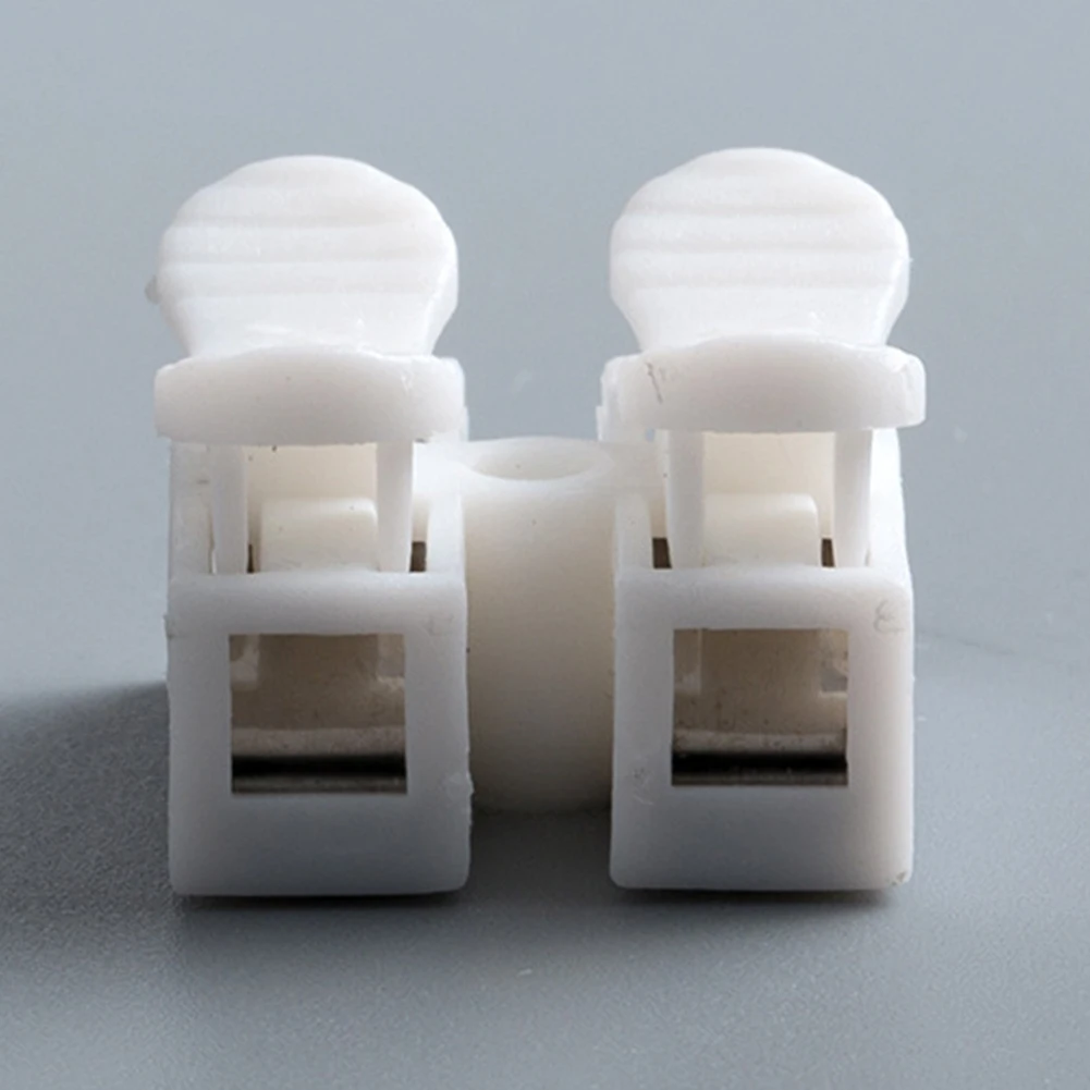 10 шт. белые клеммы для проводов А зажим самоблокирующийся блок быстрое