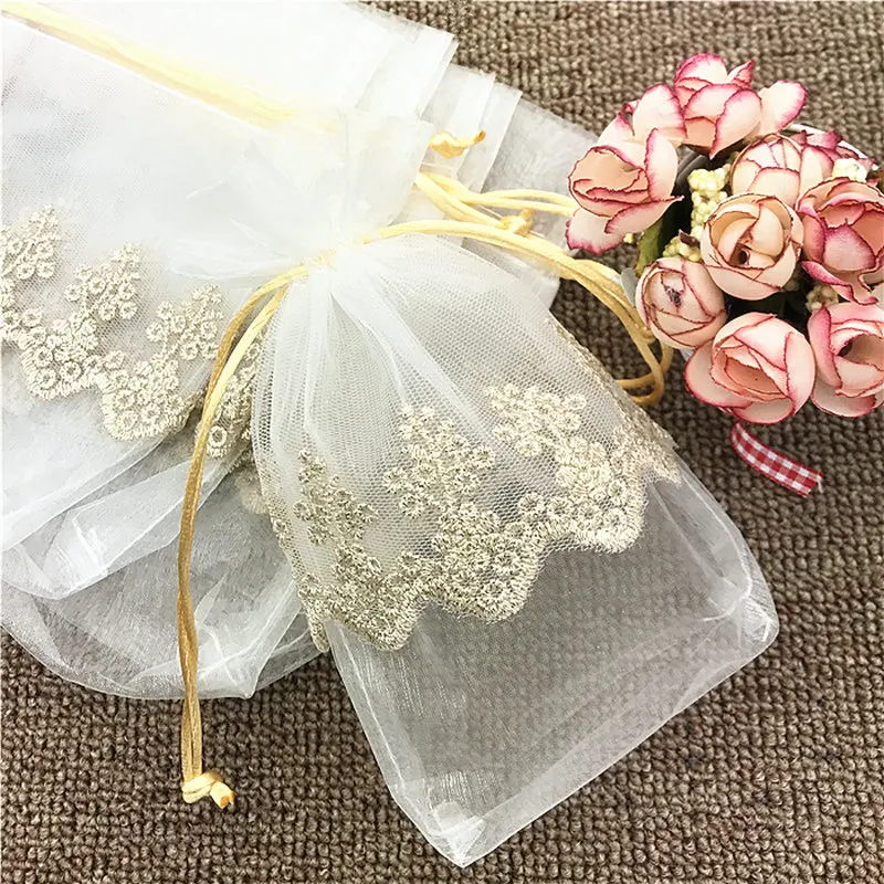 Модные креативные золотые кружевные любимые пакеты Свадебные и вечерние
