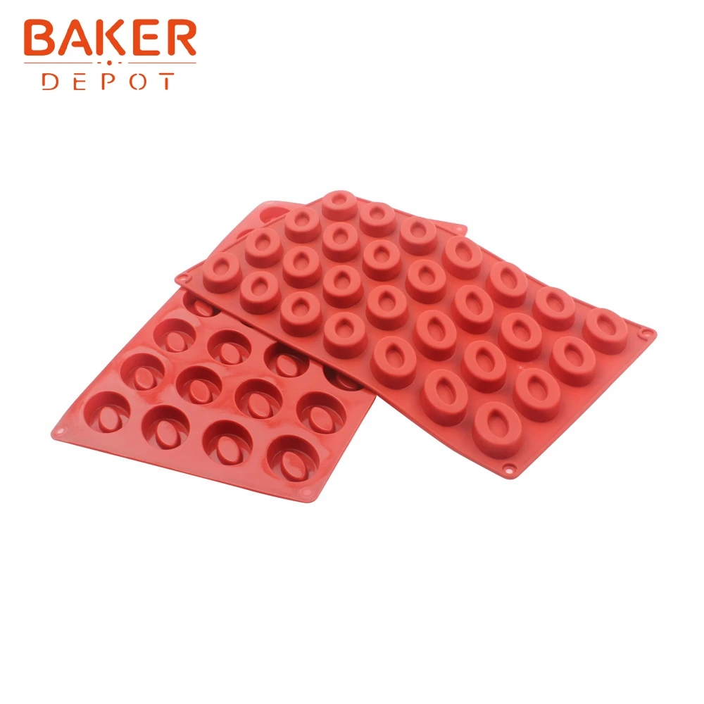 BAKER DEPOT Мини силиконовая формочка для пончиков печенья пончики торты