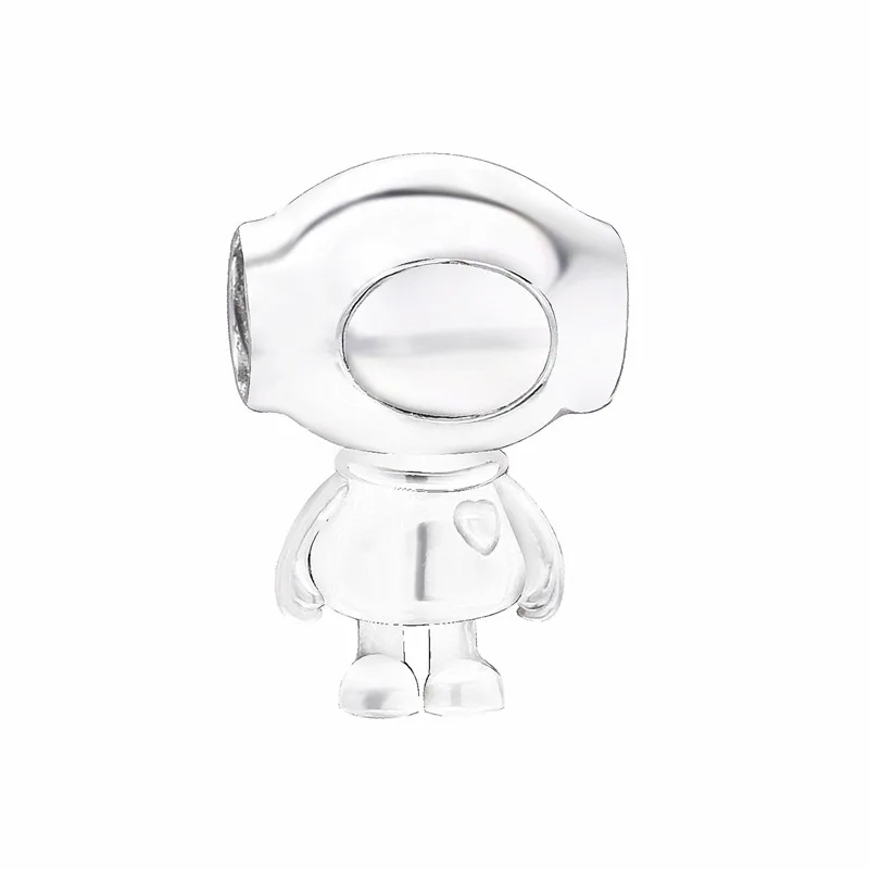 Robot Charm Lovecabin, зимний семейный Шарм с корнями, Бруно, животное, шарм, ключи любви, болтаются, шарм, серебряные бусины 925 пробы, для ювелирных изделий - Цвет: Robot Charm