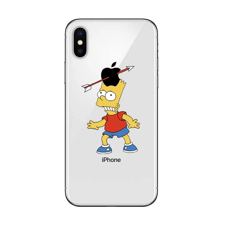 Крутой ГОМЕР Симпсоны есть пластиковый логотип Жесткий ПК чехол для iPhone 5 5S SE 6 6S Plus 7 8 Plus X10 XR XS MAX 11 Pro Max - Цвет: TPU