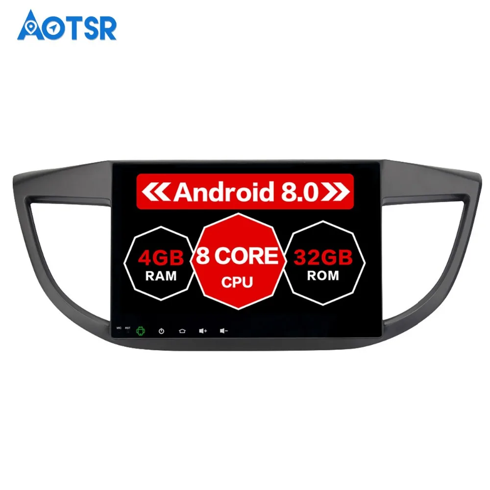 Для Honda CRV 2012 2014 IPS экран Android 8 ядер 4 Гб ОЗУ 32 ПЗУ автомобильный DVD плеер GPS навигация
