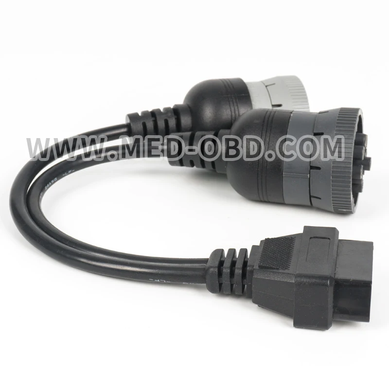 Грузовик Y КАБЕЛЬ OBD2 16pin женский J1708 6pin/J1939 9pin J1962F для J1708/J1939 Y КАБЕЛЬ