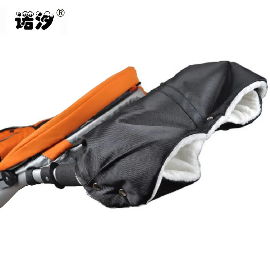 Зимняя муфта для рук детской коляски детская коляска теплый меховой флисовый