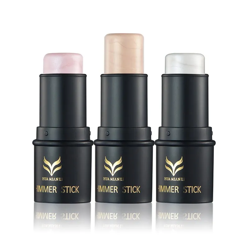 HUAMIANLI Brand Contour Makeup 3D Highlighter Foundation Stick Pen Naked Shimmer For Face Creamy Bronzer Concealer Cosme |