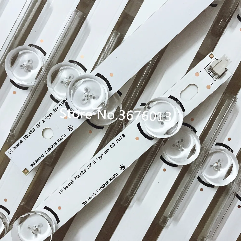 Комплект 8 шт. светодиодный сменный фонарь для LG 39LN5300 innotek POLA 2,0 POLA2.0 39 дюймов A B type HC390DUN-VCFP1