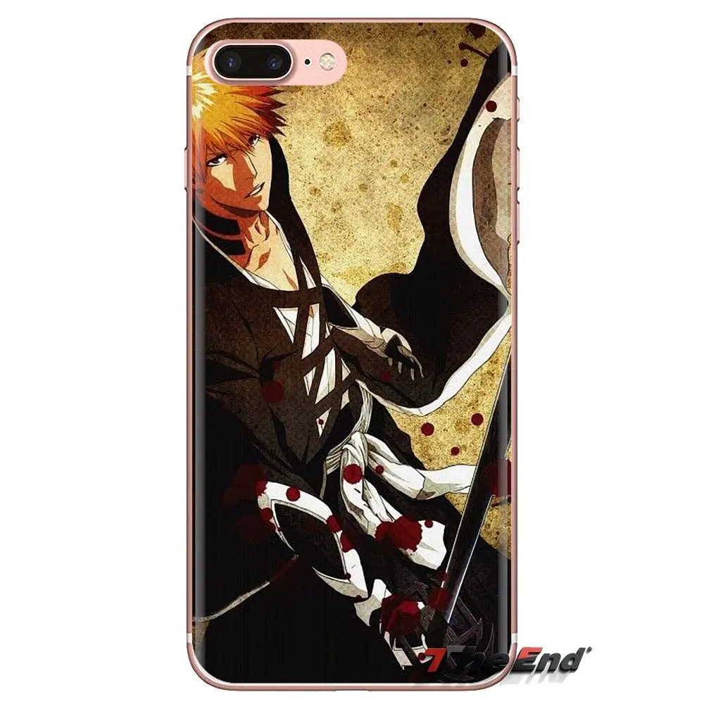 Soft Transparent Bag Case For Huawei Mate Honor 4C 5C 5X 6X 7 7A 7C 8 9 10 8C 8X 20 Lite Pro Janpan Anime Ichigo Kurosaki Bleach |