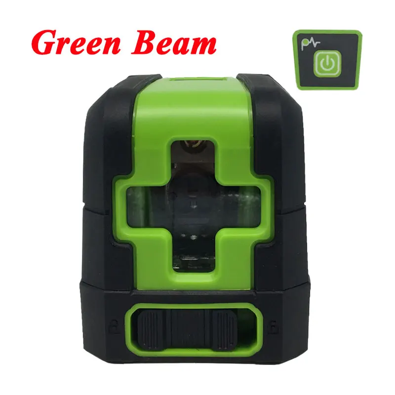 2 lines green beam SNDWAY красный/зеленый лазерный луч 8/2 линий лазерный уровень поворотный самовыравнивающийся с вертикальным горизонтальным лазерный нивелир плитки инструмент в помещении/на улице - Цвет: 2 lines green beam