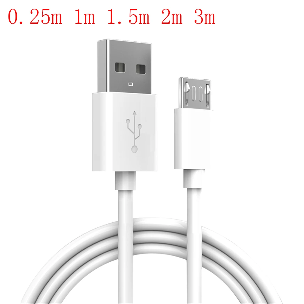 Micro USB кабель для быстрой зарядки, синхронизации данных, USB кабель для зарядки, шнур для samsung S6, Xiaomi, планшетов, мобильных телефонов, 1 м, 1,5 м, 2 м, 3 м кабели