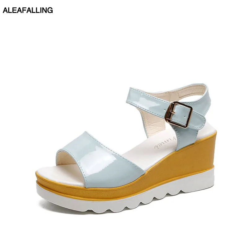 Aleafalling/летние женские босоножки модные офисные туфли на высоком каблуке и