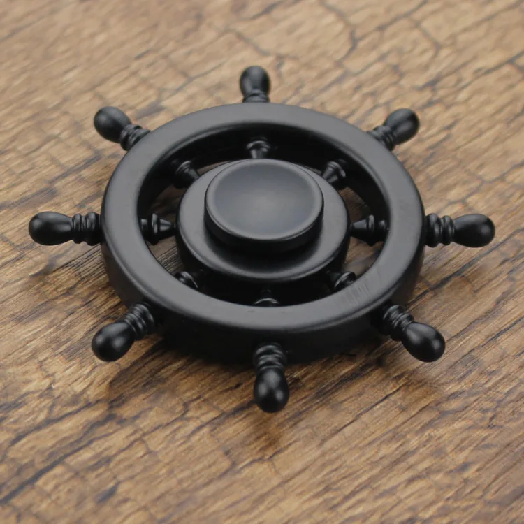 Спиннер для пальцев ручной из латуни поставляется с металлической коробкой руля