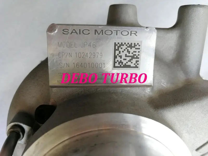 Подлинный Турбокомпрессор WEIFU TIANLI JP46 10242797 для SAIC ROEWE 350 MG5 ZOTYE T600 15S4G 1,5 T 115 кВт 156HP