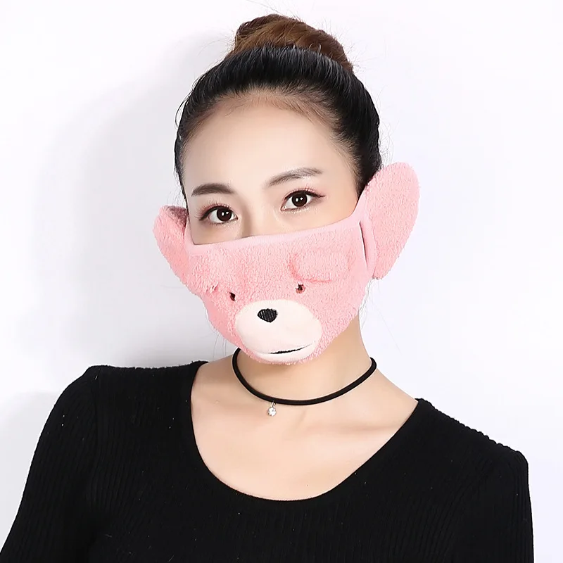 Зимние тренировочные маски для верховой езды дышащая маска аниме женская детей