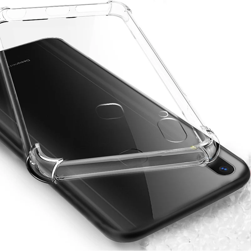 Роскошный противоударный чистый мягкий чехол Capa для Vivo X21i телефона Силиконовая