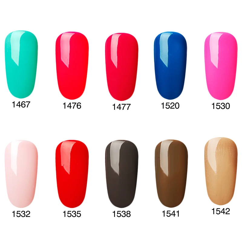 NAILWIND 9 2 мл Гель лак 1467 1864 однотонные УФ гель для ногтей отмачиваемый