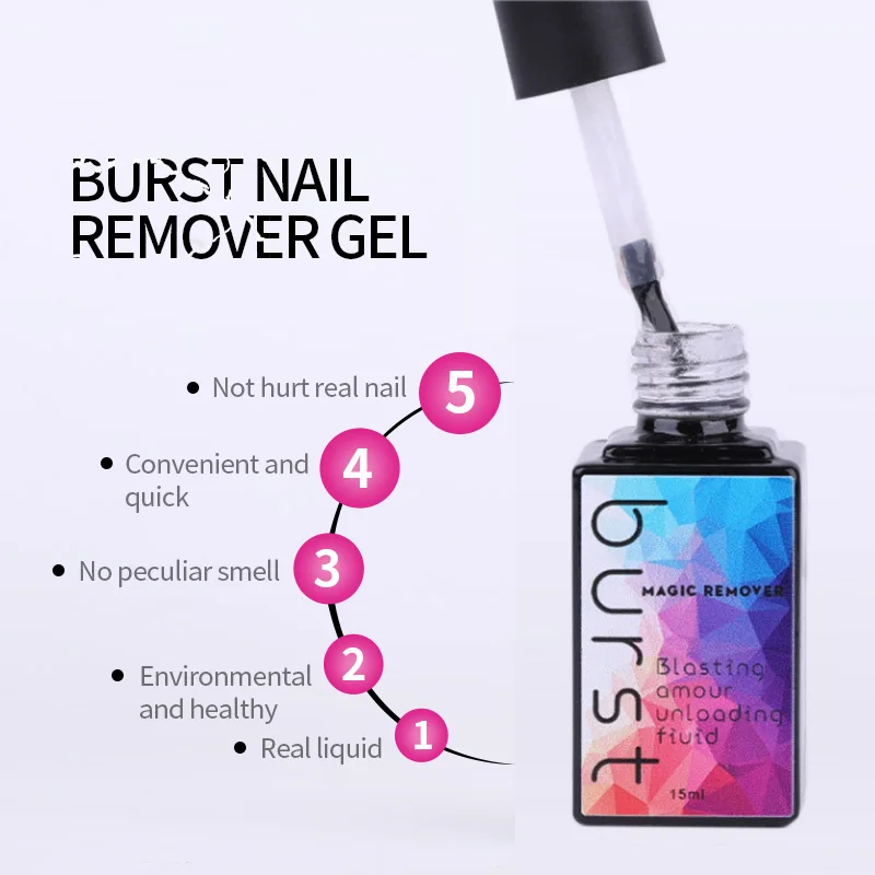 Волшебное средство для снятия гель лака 12 мл|Жидкость лака| |