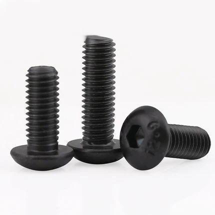M8x10mm 60mm из углеродистой стали черные шестигранные болты с головкой Винты