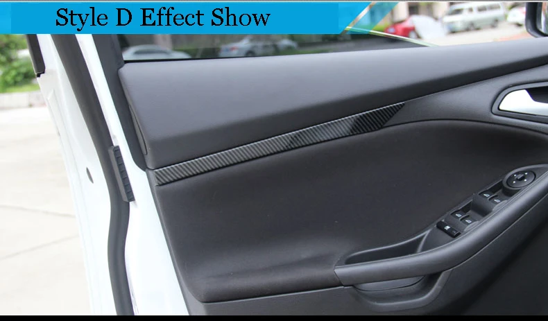 Для Ford Focus MK3 2012 2013 планка для межкомнатных дверей, планка для ручки, Формовочная крышка, накладка, наклейка, аксессуары для автомобиля