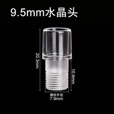 

Tattoos Machinery Abs Crystal Head Plastic Machine Pen Nozzle Tip Shell Component Permanent Make Up Tattoo Accessories Sale