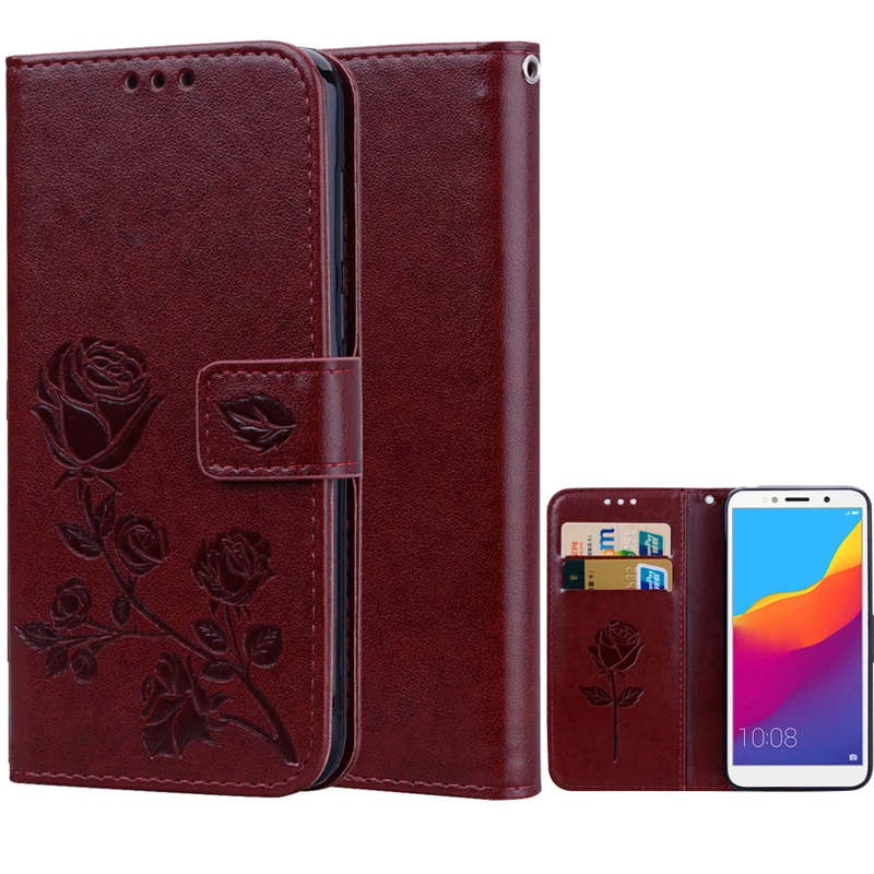 Brown Кожаный чехол для huawei P Smart Z чехол-кошелек кожаный флип-чехол для huawei P Smart Z PSmart PSmartZ SmartZ - Цвет: Brown