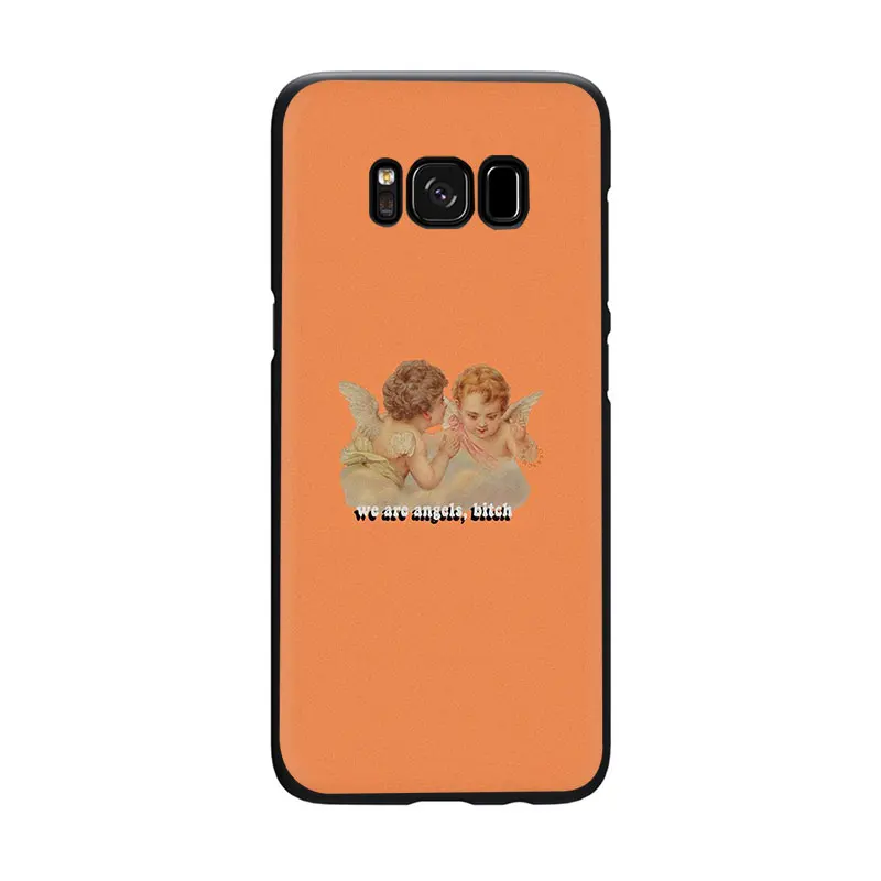 Renaissance angels Novelty Fundas Soft Phone Cover Case For Samsung Galaxy M10 20 30 S6 7 Edge S8 9 10 Plus Note 10 8 9 - Цвет: B9