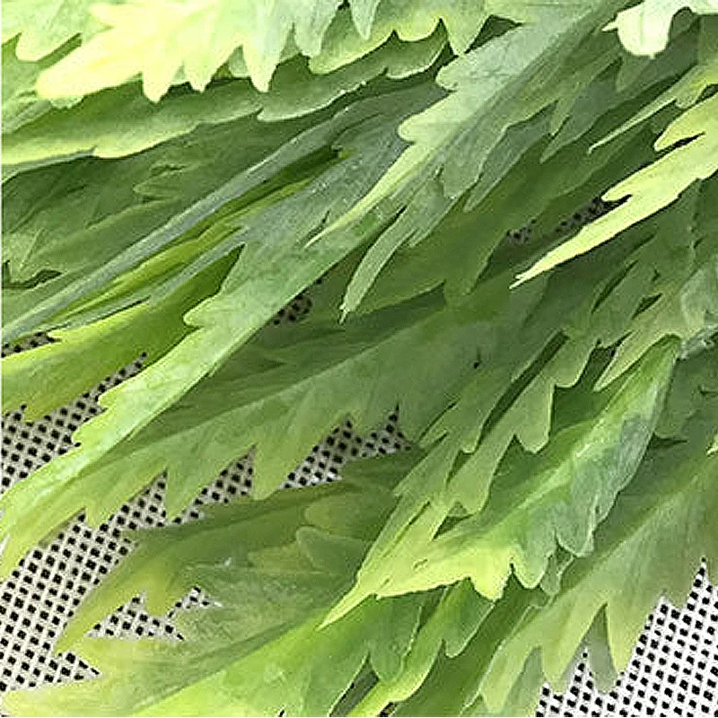 Shrub завод папоротник зеленая стена искусственный цветок ветка 7 стволовых