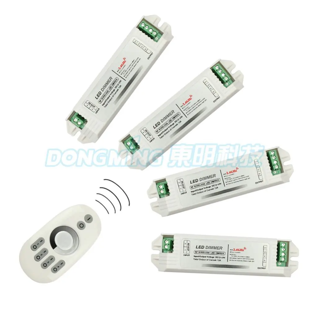 2 4g диммер 4 зоны сенсорный экран Беспроводной RF пульт дистанционного управления +