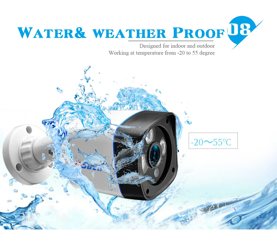 Besder, широкоугольная, 2MP, 1.3MP, 1MP, IP камера, уличная, IR, 25 м, HD безопасность, водонепроницаемая, ночное видение, P2P, CCTV, IP камера, ONVIF, IR Cut, XMEye