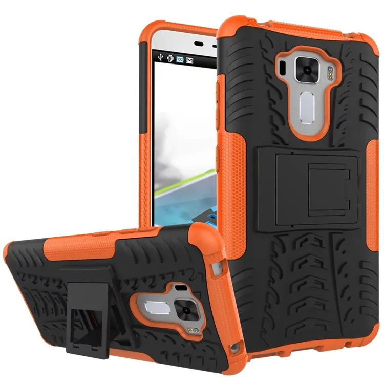 For Asus Zenfone 3 Laser ZC551KL Stand Case TPU + PC 2 in 1 Hybrid Heavy Duty Armor Back Cover for Zenfone3 | Мобильные телефоны и