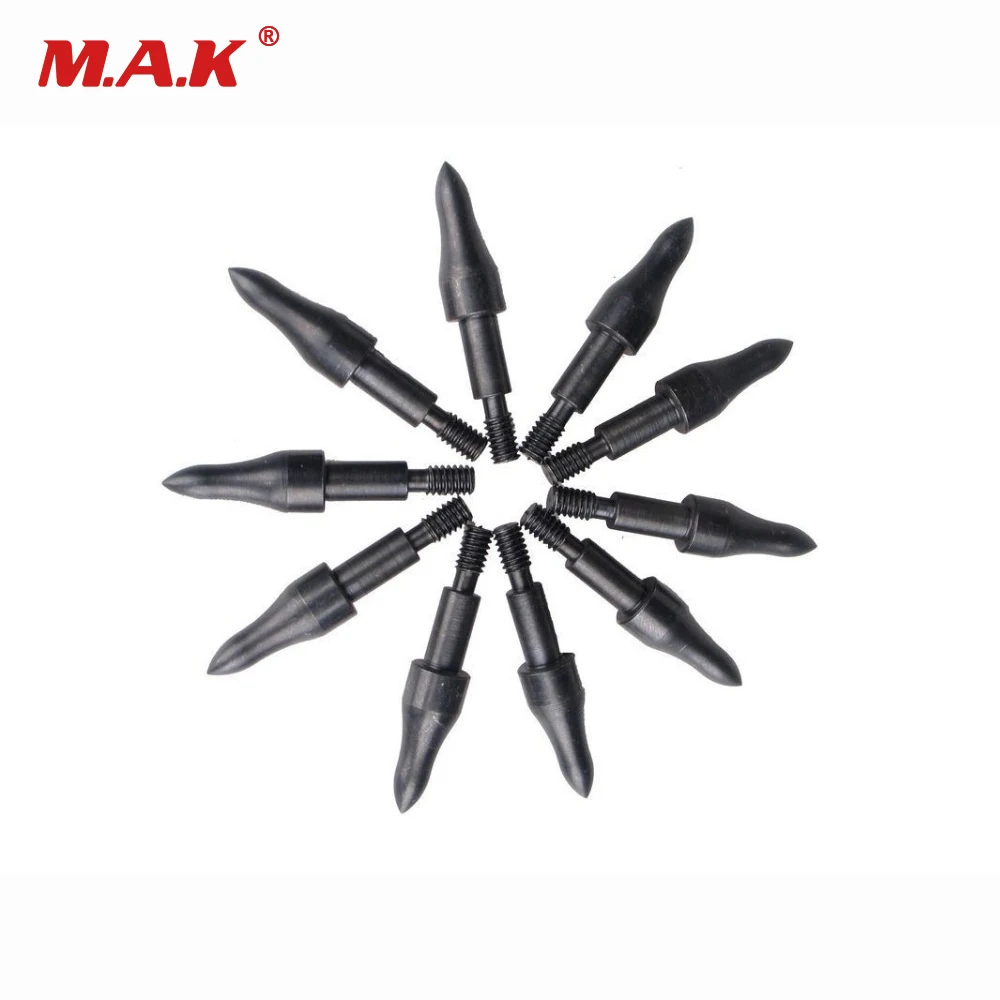 Полевая точка стрелы 100 зерен винтовые вставки DIY для стрельбы из лука практика