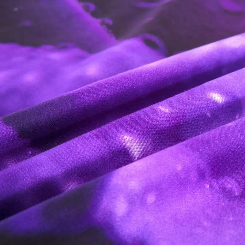 Набор постельного белья Claroom набор с фиолетовым принтом розы 3d пододеяльник CA95