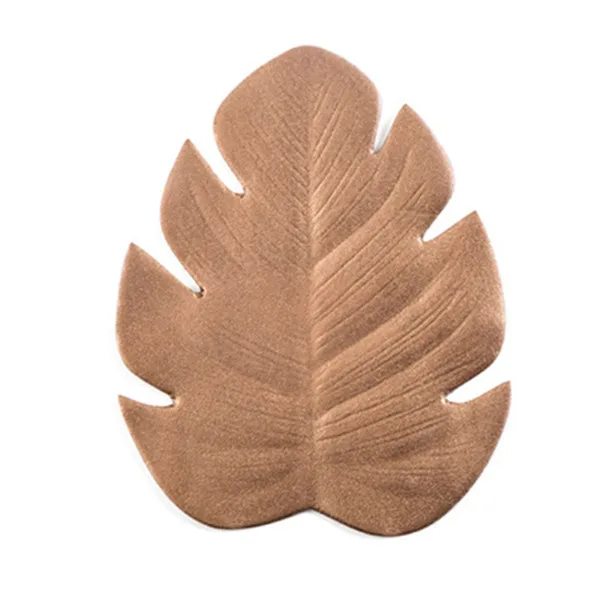 golden 1pc Креативный подстаканник ПВХ Кофе Золотой Серебряный мягкая черепаха чашка с листом коврики колодки Нескользящая настольная кухонная салфетка-подставка Аксессуары Декор для дома - Цвет: golden 1pc