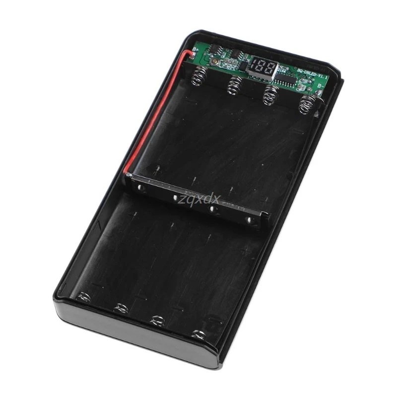 Тип C вход 2 USB 8x18650 батарея DIY держатель светодиодный дисплей Внешний Аккумулятор